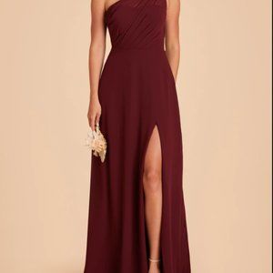 Birdy Grey Cabernet Kira One Shoulder Bridesmaid Dress